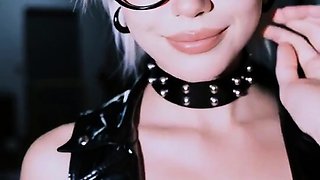 White short haired girl getting fucked from behind
