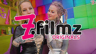 Tattoo Alternative Anal Sluts Share a Black Tattooed Cock