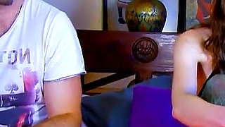 Skinny teen Johanna Jacobs is fucked by a man with a condom during casting