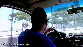Kevin fucks busty redhead hitchhiker Lili Lou - MMM100