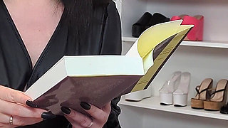 The Foot Process Foot Worship, Shoe Worship, Shoe Fucking, Footjob and Cum on Soles - Dame Olga