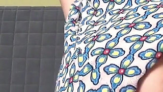 Cute Mia Long Legs Brunette Play with Pussy on Sofa