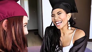 Graduation Daughter Bangers - Jada Kai and Danni Rivers