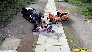 Eden Ivy’s Explosive Passion in Taxi Group Heat