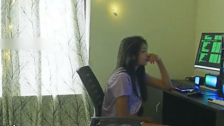 Cute Desi Indian Beautiful Step Sister Gets Fk.ed with Boyfriend