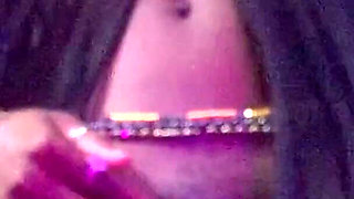 Slow Motion Ebony Teen Sexy Dance Winding Wet Pussy Close up