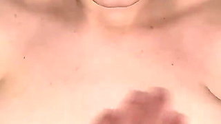 Daddy Please Fuck My Huge Natural Tits and Cum on Them Part 1