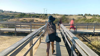 Abandoned Beach House Masturbation Risky Public Squirting