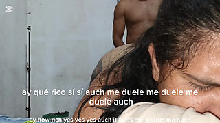 The very sexy Latina maid ended up getting fucked with my big cock. She screams that it hurts, but she likes to feel my cock in her vagina.