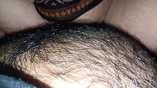 Indian daughter-in-law sat on his cock and fucked daughter-in-law's pussy