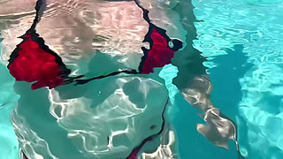 Artemisia Love Showing Her Perfect Big Tits Underwater and Outdoor