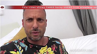 Italian Threesome With Wife & Milf From Dating App - Lara De Santis