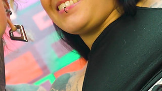 Goth and Hippie Chick Love Gettiing Anal Fuck and Facial Cumshots