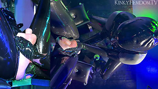 Heavy Rubber Double Fisting Birds Eye 1080p Ft Mistress Lunatika