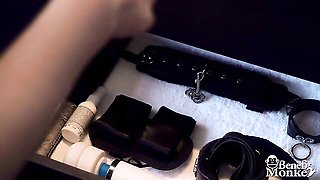 Blonde with big booty Amy Douxxx is jumping on a huge cock