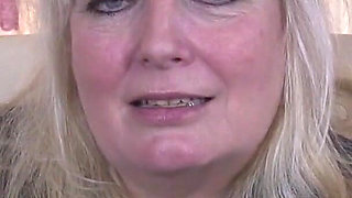 Blonde Mature GILF Cindy S. Fucks Herself with Her New Sex Toys