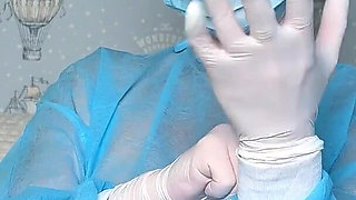 Perverted Surgeon Wrecks Asshole Fisting Gloves