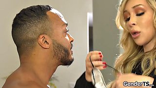 Dominant Men Pound Bound Angelina Please