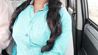 Step Dad and Step Daughter Car Sex Telugu Dirty Talks