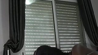Chocolate Tities Ebony Cowgirl Riding White Cock