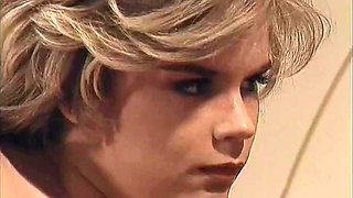 Vintage Micky Lynn shares passionate FFM threesome pleasure