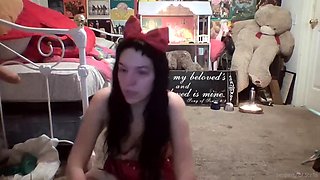 Brunette Solo Webcam Masturbation