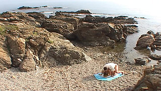 Naughty Couple Doing Anal Sex on the Beach