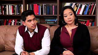 Stepson gets more close to his stepmom
