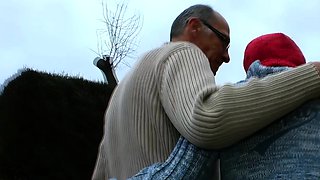 Horny German grandpa fucks the neighbor next door