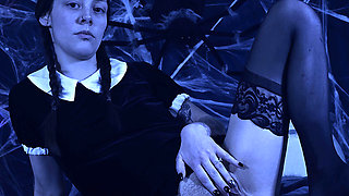 Wednesday Addams Family Cosplay Parody Halloween Special