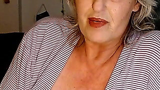 1321 Sending off a Soaked Cotton Granny Panty