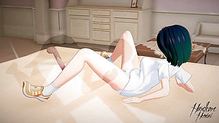 Shizuka Mikazuki fucks and gets her pussy licked - 3D Hentai