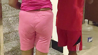 A Food Delivery Boy Fucks a Desperate Widow