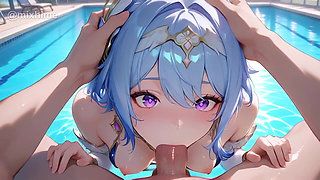 Odette - Bikini Poolside Hard Fuck POV