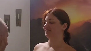 Tits Play with Clamps and Weights, Outdoor Bondage for Tits and Ass Caning