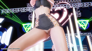 Mmd Twice - I Can't Stop Me Seraphine Sexy Striptease League of Legends Hentai Uncensored