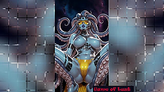 Gol Busty Alien Fantasy Animation