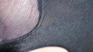 POV Elena Clark Orange Pantyhose Fuck