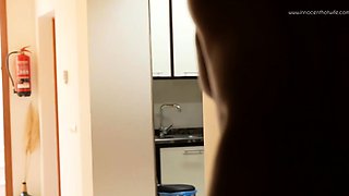 Brunette hookup amateur blowjob and dirtytalk sexdate