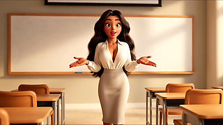 Hot Teacher Strips Completely Naked During Class - Erotic Nude Lesson