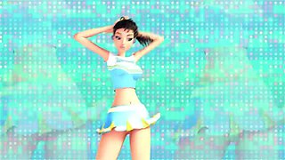 3DGSPOT - Lil' Trans Smashes With Massive Buxom Trans! FRENCH SUBTITLES! THREE DIMENSIONAL TOON PORNOGRAPHY!