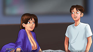 I fulfilled my fantasy of doing it with my stepmom, now we make love every day - Summertime Saga