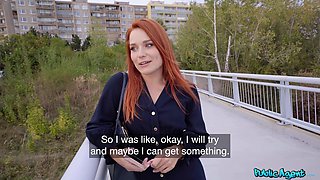 Martin Gun’s Russian Redhead Passion in Public Heat