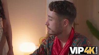 HD 1080p VIP4K: Hot Brunette Veronica Leal Dominated in First Time Ass Licking with Rich Man