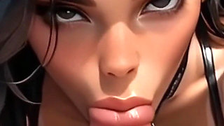 (4k) Ai 3D Animated - Big Ass Latina Hottie & POV - Anal, Creampie & Facial (ai Visuals X)