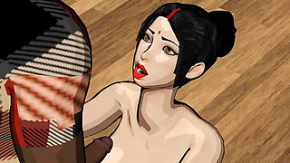 He left her completely naked in front of the neighbor's son.