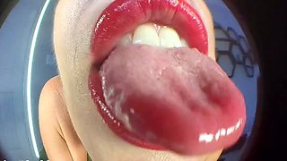 Linablackly - Mommy s Fisheye Pov Dirty Mouth And Lips