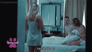 Will Step Dad Fuck and Cum Inside Step Daughter Jessie Ames in Share Bed While Step Mom?