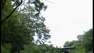 Blonde teen fucking her boyfriend while trying to fix their car