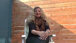 Busty German Slut Rosella Extrem Fucks Herself With Big Orange Dildo